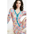 Multi Wonders of the World Stretch 1 Piece Women's Pajamas